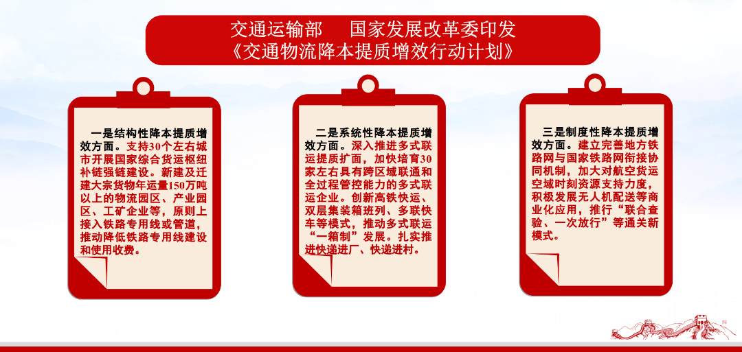 交通运输部：全力推进交通物流降本提质增效