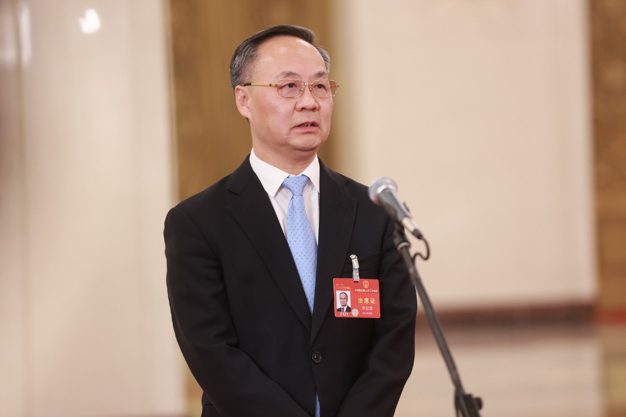 两会新声丨李云泽：金融行业稳健运行 金融服务提质增效